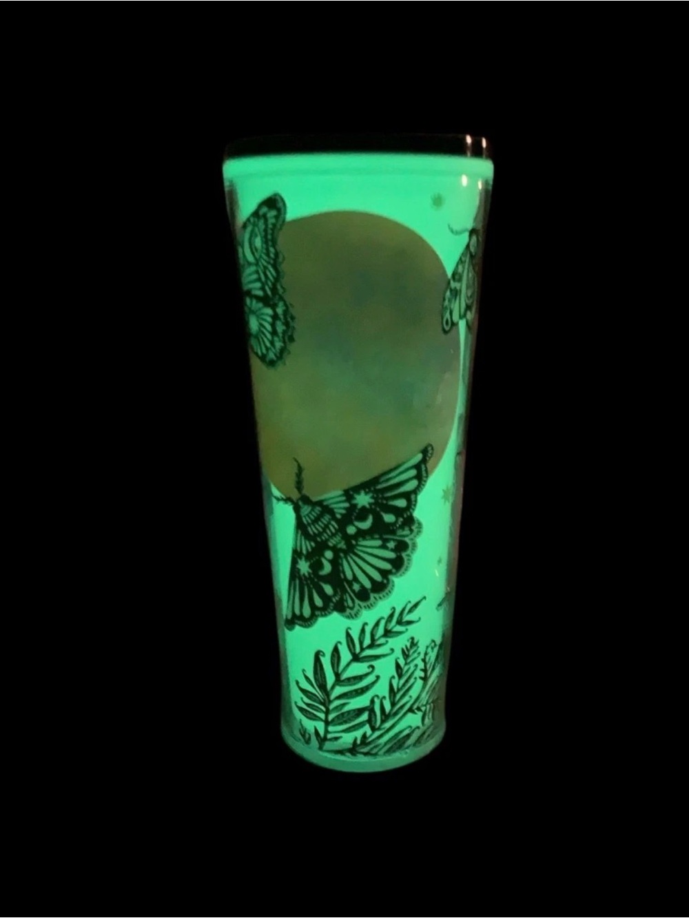 Starbucks Butterfly Travel Tumbler in Orange and Black - Picture 7 of 8